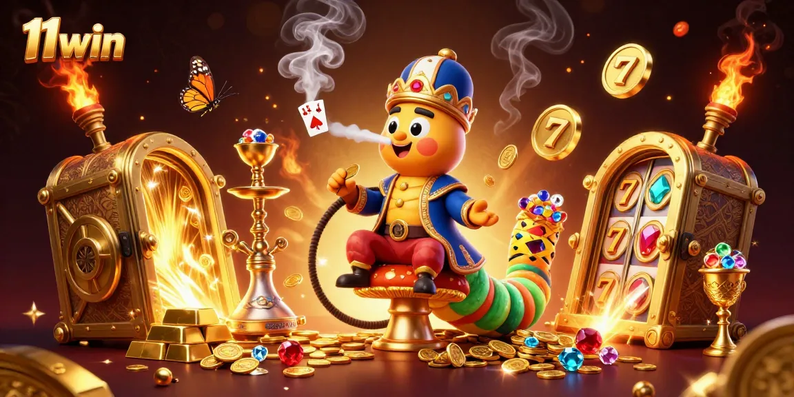 Experience thrilling gaming excitement at 11win as the caterpillar master illuminates the casino scene.