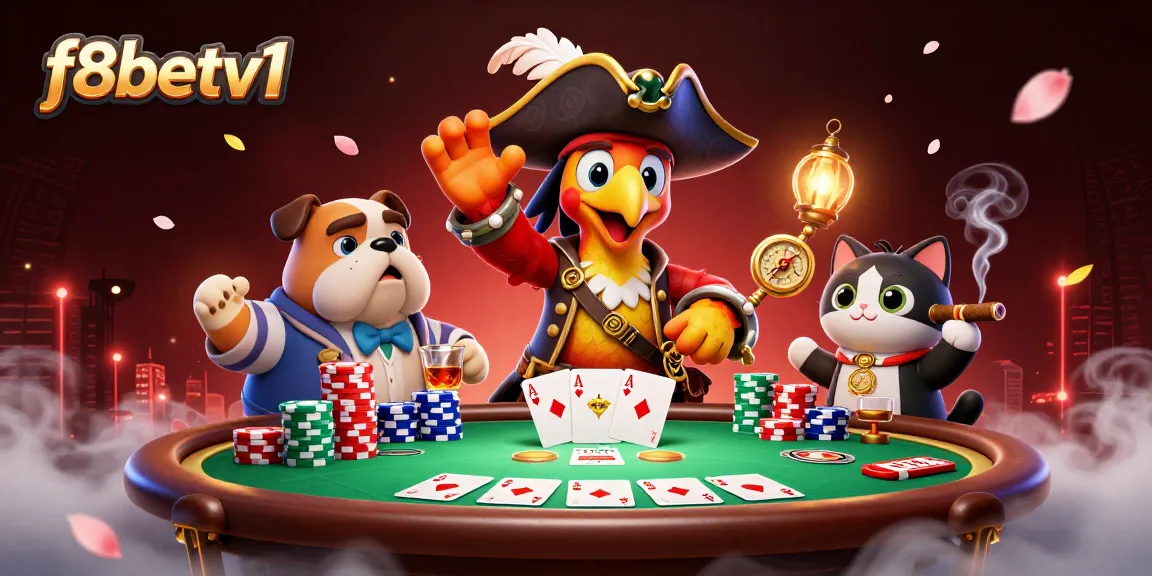 Engage in thrilling gameplay at f8betv1 with poker, chips, and casino elements.