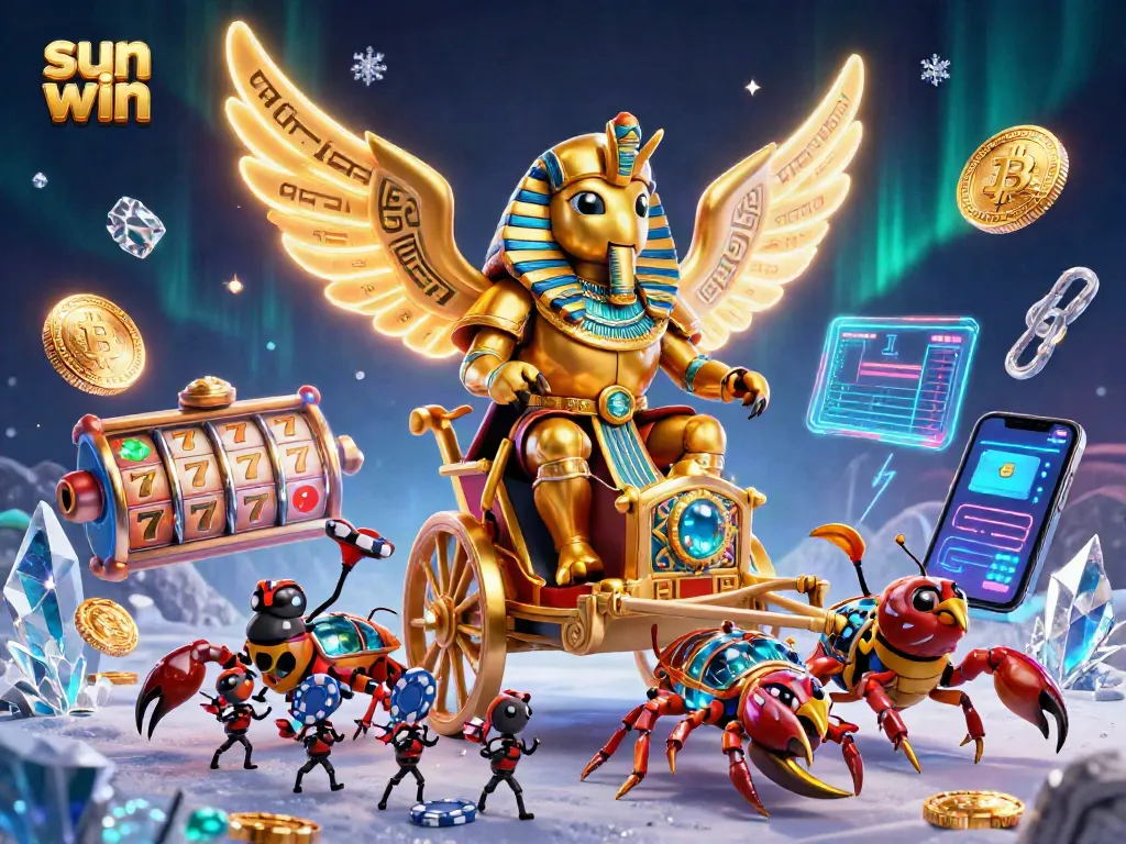 Experience thrilling gameplay with sun win at a vibrant casino filled with colorful slot reels.