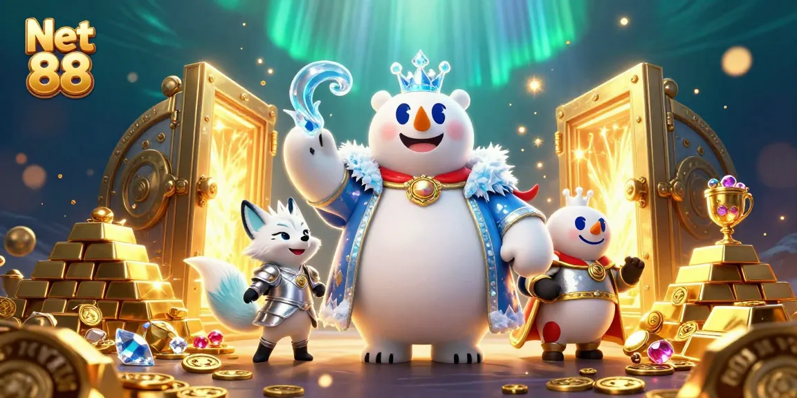 Engage with Net 88's thrilling casino experience featuring treasure and dynamic characters.