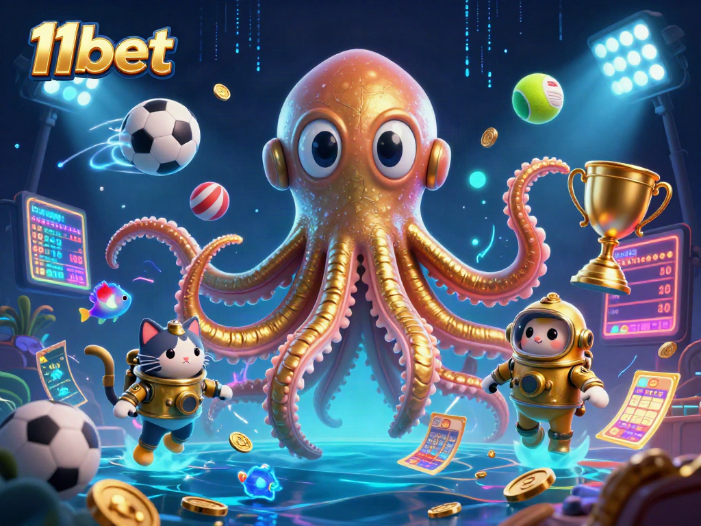 Engage with thrilling betting adventures at 11bet featuring an exciting kraken and vibrant sports elements