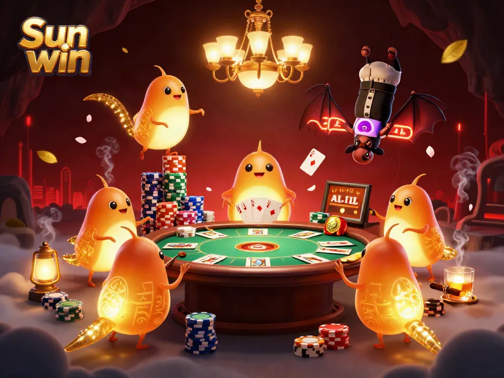 Experience thrilling gameplay at Sun win's vibrant cave casino with luminous glowworms.