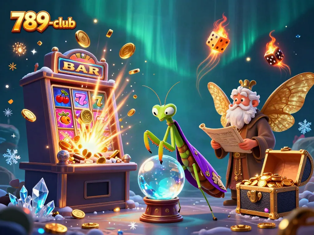 Experience the thrill of 789-club with vibrant slot machines, mystical fortune tellers, and 3D game elements.