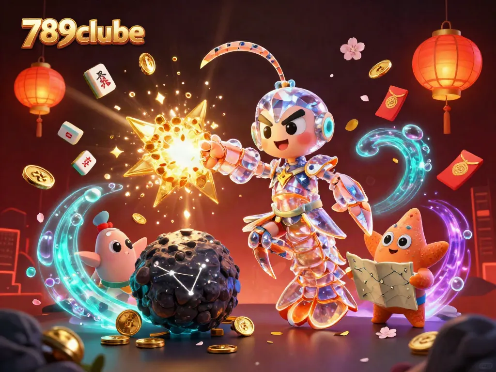 Experience vibrant gaming action with 789clube, featuring a galactic samurai and treasure-filled asteroids.