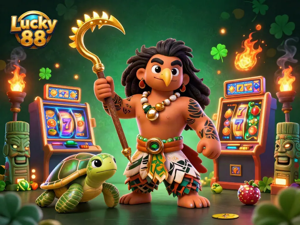 Experience exciting gameplay with Lucky 88, featuring vibrant slots and engaging characters from the rich casino world.