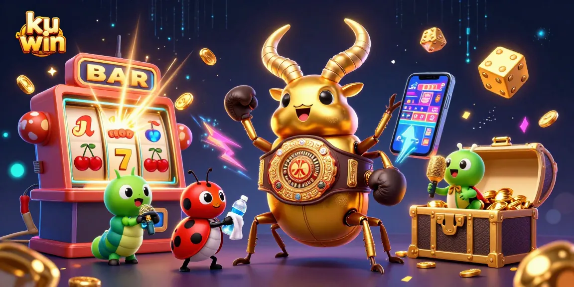 Join the exciting ku win 3D casino adventure with thrilling characters and jackpots bursting with coins!