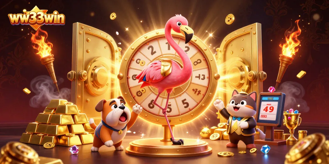 Experience thrilling gameplay at ww33win with golden prizes and excitement in a dazzling casino setting.