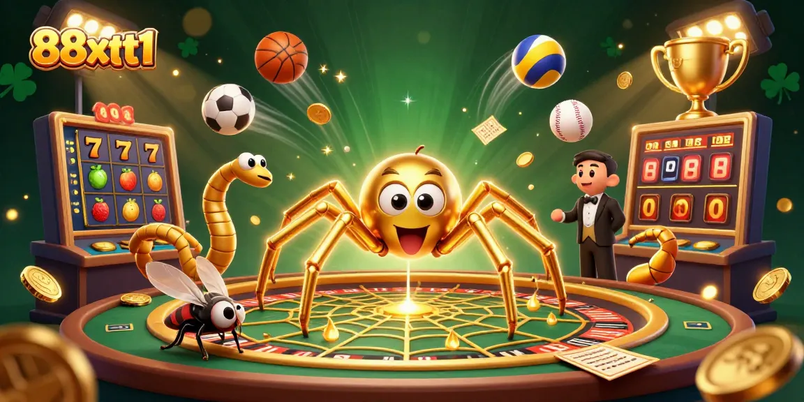 Navigate exciting bets at 88xxt1 within a vibrant golden casino universe.